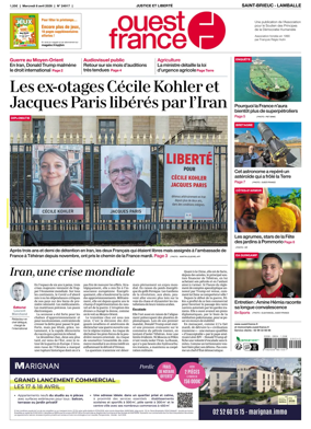 Cover of Ouest-France (Saint-Brieuc Lamballe)