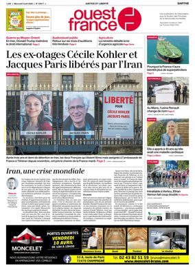 Cover of Ouest France (Sarthe)