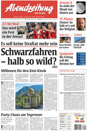 Cover of Abendzeitung Munchen