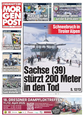 Cover of Chemnitzer Morgenpost