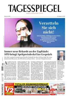 Cover of Der Tagesspiegel