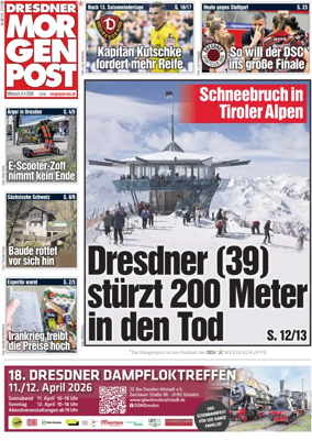 Cover of Dresdner Morgenpost
