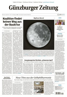 Cover of Guenzburger Zeitung