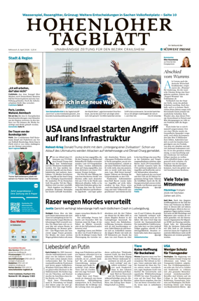 Cover of Hohenloher Tagblatt