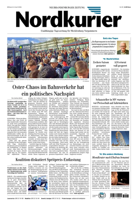 Cover of Neubrandenburger Zeitung