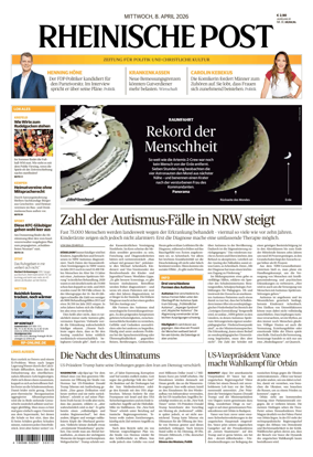 Cover of Rheinische Post Krefeld Kempen