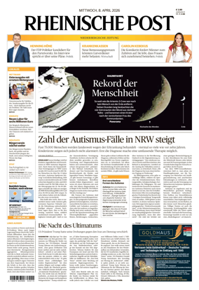 Cover of Rheinische Post Mettmann