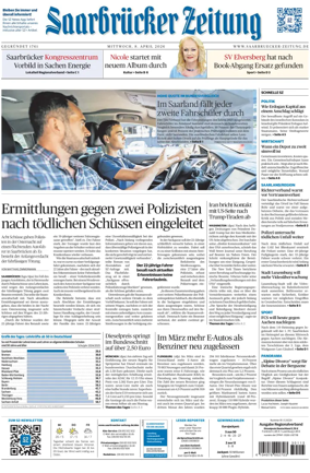 Cover of Saarbruecker Zeitung