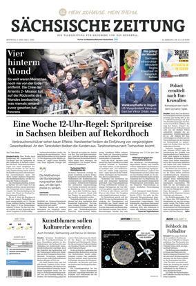 Cover of Sachsische Zeitung (Rodertal)
