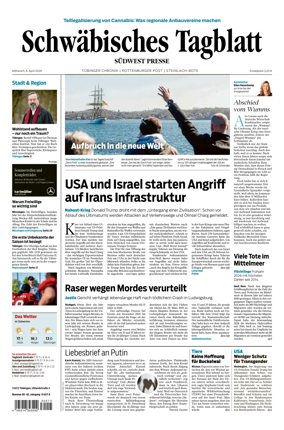 Cover of Schwabisches Tagblatt - Tubinger Chronik