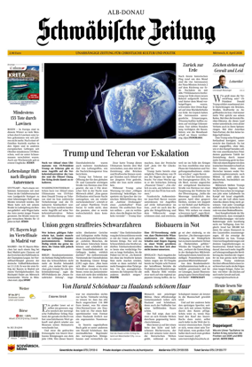 Cover of Schwabische Zeitung (Alb-Donau)