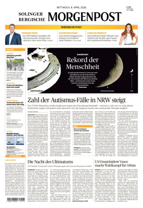 Cover of Solinger Bergische Morgenpost/Remscheid