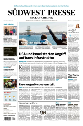 Cover of SUDWEST PRESSE - Neckar-Chronik