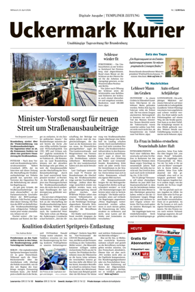 Cover of Templiner Zeitung