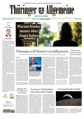 Cover of Thuringer Allgemeine (Arnstadt und Ilmenauz)