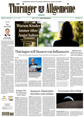 Cover of Thuringer Allgemeine (Sommerda)