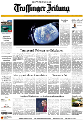 Cover of Trossinger Zeitung