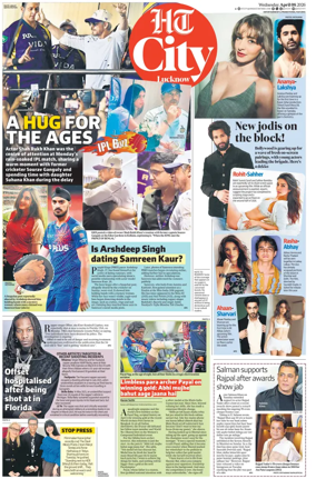 Cover of Hindustan Times (Lucknow) - Live