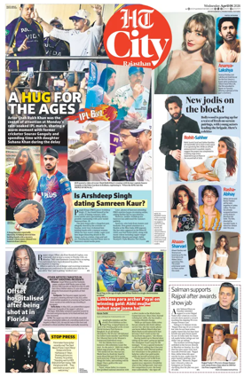 Cover of Hindustan Times (Jaipur) - City