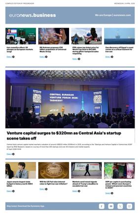 Cover of Euronews Business