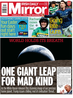 Cover of Irish Daily Mirror