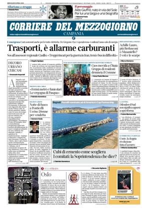 Cover of Corriere del Mezzogiorno (Campania)