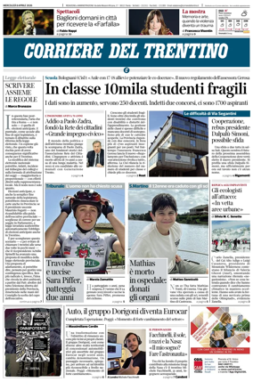 Cover of Corriere del Trentino