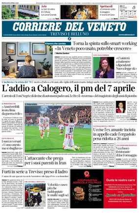 Cover of Corriere del Veneto (Treviso e Belluno)