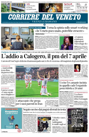 Cover of Corriere del Veneto (Vicenza e Bassano)