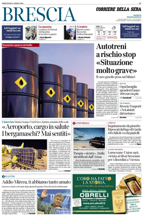 Cover of Corriere della Sera (Brescia)