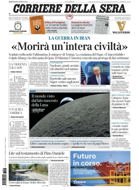 Cover of Corriere della Sera