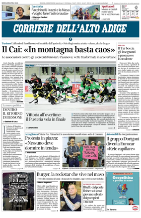 Cover of Corriere dell'Alto Adige