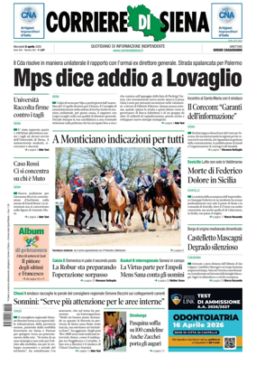 Cover of Corriere di Siena