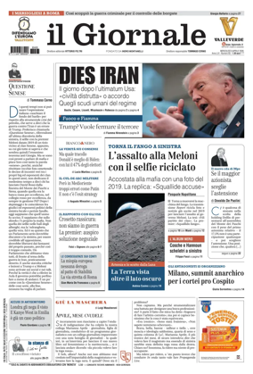 Cover of Il Giornale (Italy)