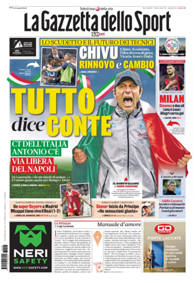 Cover of La Gazzetta dello Sport - Roma