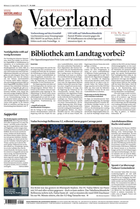 Cover of Liechtensteiner Vaterland