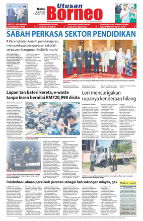 Cover of Utusan Borneo (Sabah)