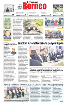 Cover of Utusan Borneo (Sarawak)