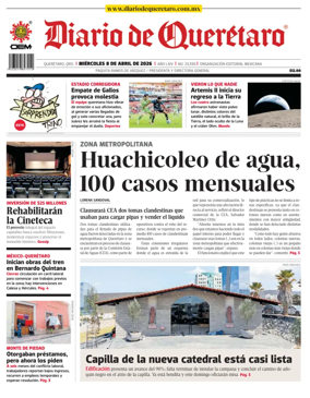 Cover of Diario de Queretaro