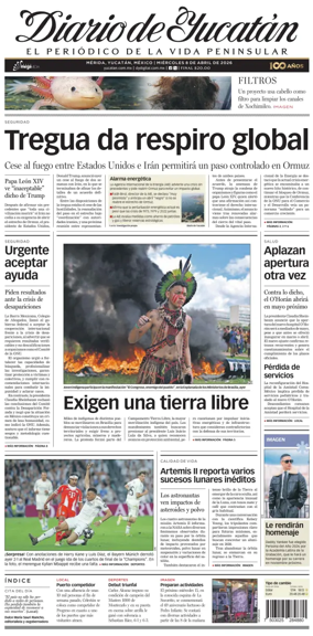 Cover of Diario de Yucatan