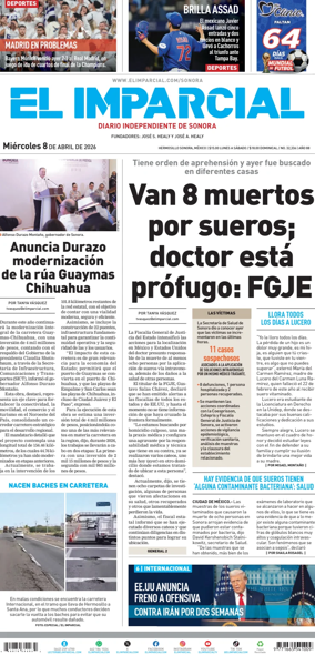 Cover of El Imparcial