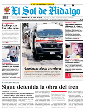Cover of El Sol de Hidalgo