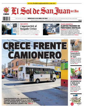 Cover of El Sol de San Juan del Rio