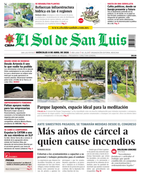 Cover of El Sol de San Luis Potosi