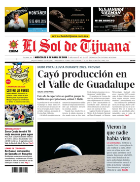 Cover of El Sol de Tijuana