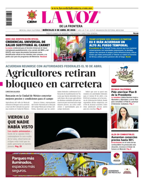 Cover of La Voz de la Frontera