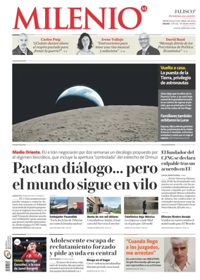 Cover of Milenio Jalisco