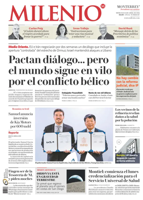 Cover of Milenio Monterrey
