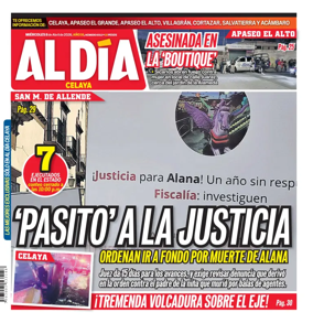 Cover of Periodico Al Dia (Celaya)
