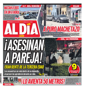 Cover of Periodico Al Dia (Leon)